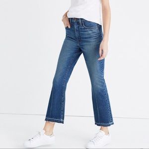 Madewell retro crop bootcut-size 26